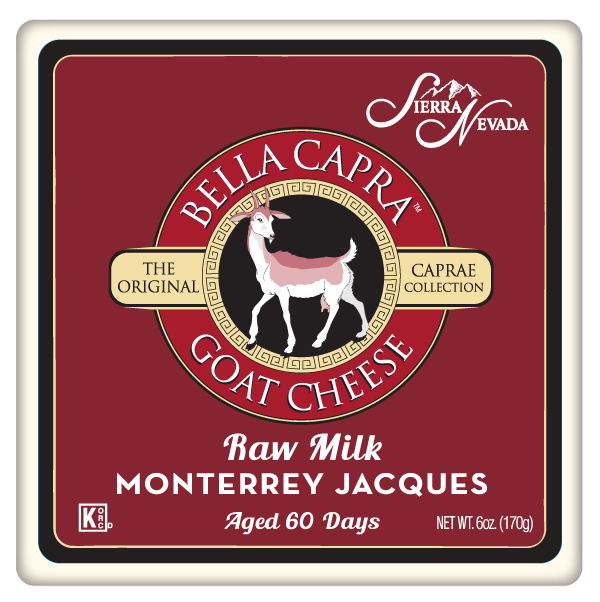 Bella Capra Raw Milk Monterrey Jacques 12/6oz squares
