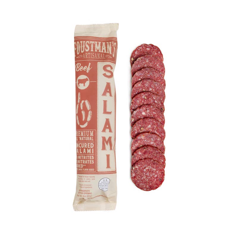 Foustman's All-Natural Uncured Beef Salami - 8oz