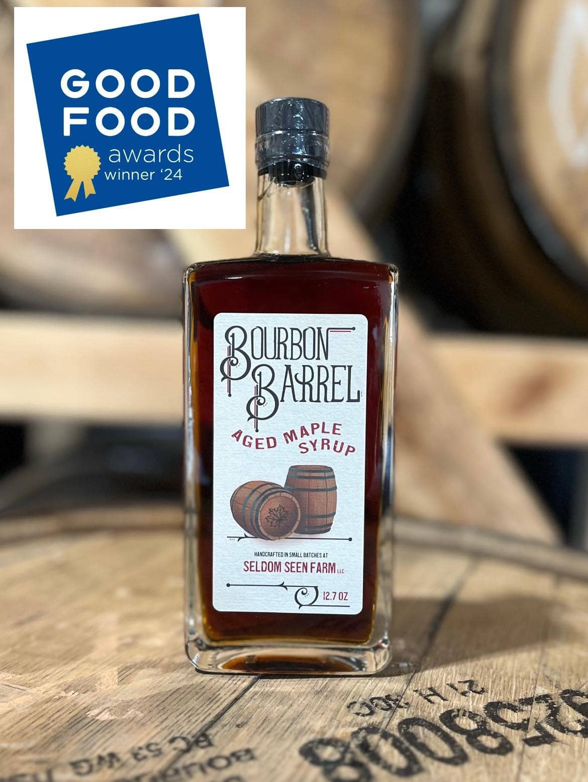 Bourbon Barrel Aged Maple Syrup 